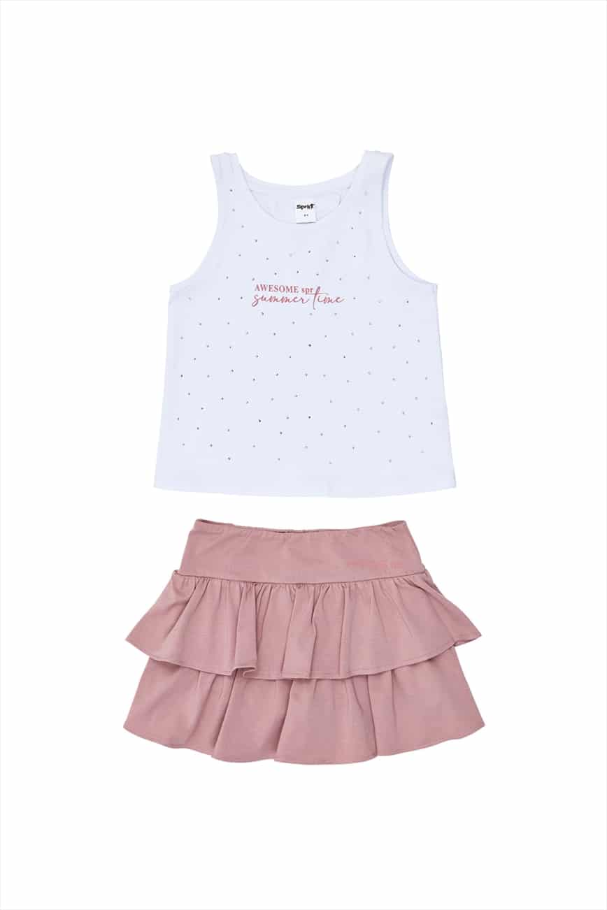 261-4024-WHT.jpg Skort set - Image 1