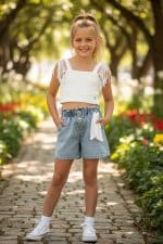 Short jeans set
