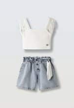 Short jeans set - Image 2