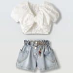 Short jeans set
