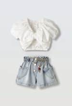 Short jeans set