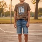 Short jeans set