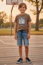 Short jeans set