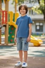 Short jeans set