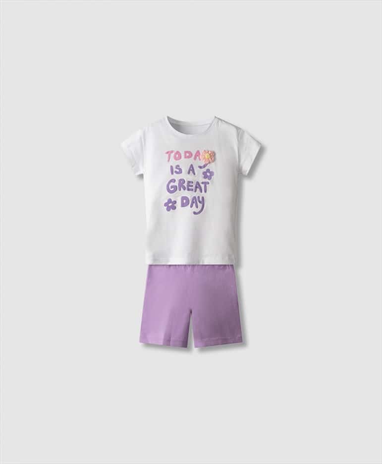 32326-WHT.jpg Shorts set - Image 1