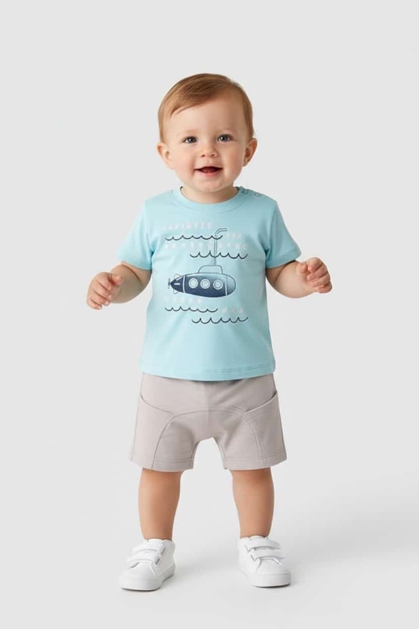 51526-AQUA.jpg Shorts set - Image 1