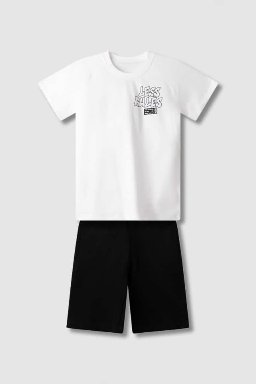 62026-WHT.jpg Shorts set - Image 1