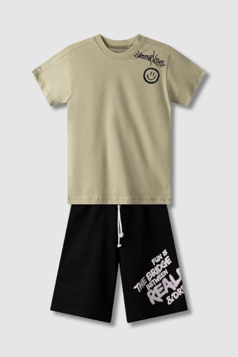 63726-KHAKI.jpg Shorts set - Image 1