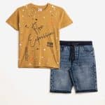 Short jeans set