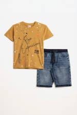 Short jeans set