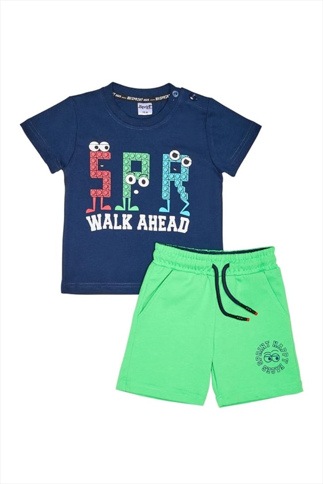 241-1002-BLU.jpg Shorts set - Image 1
