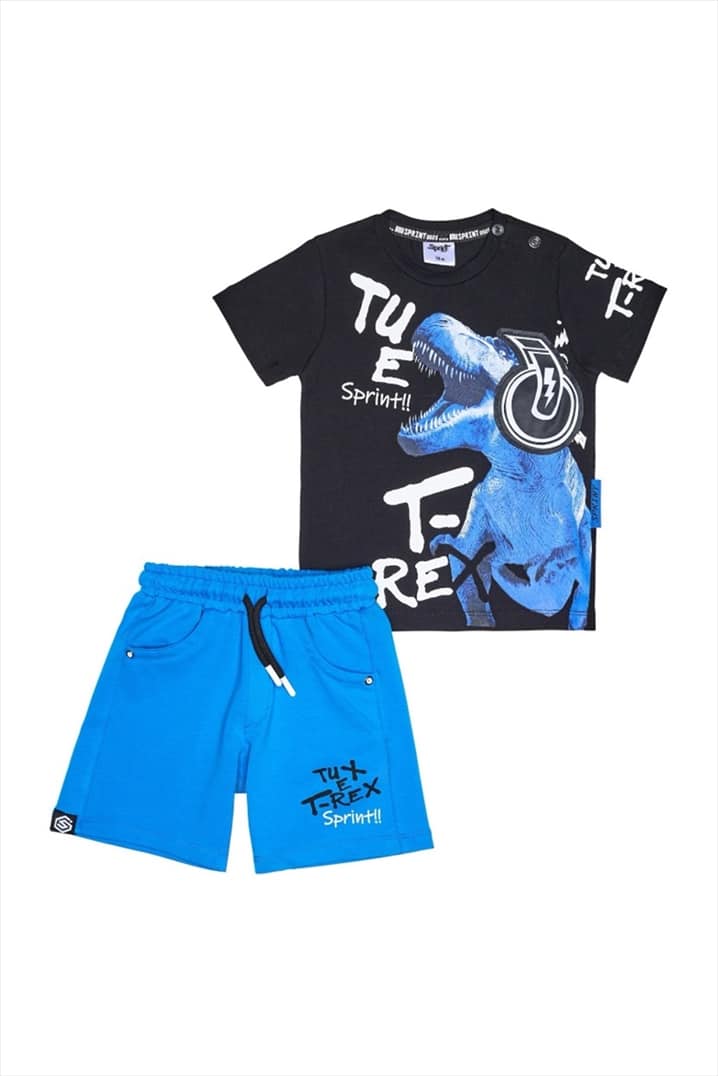 241-1044-BLK.jpg Shorts set - Image 1