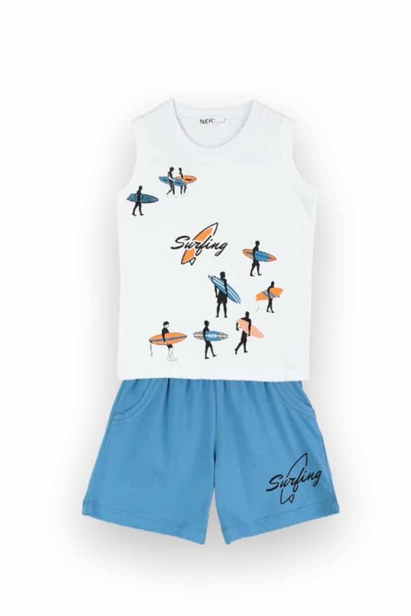 41124-WHT.jpg Short set - Image 1