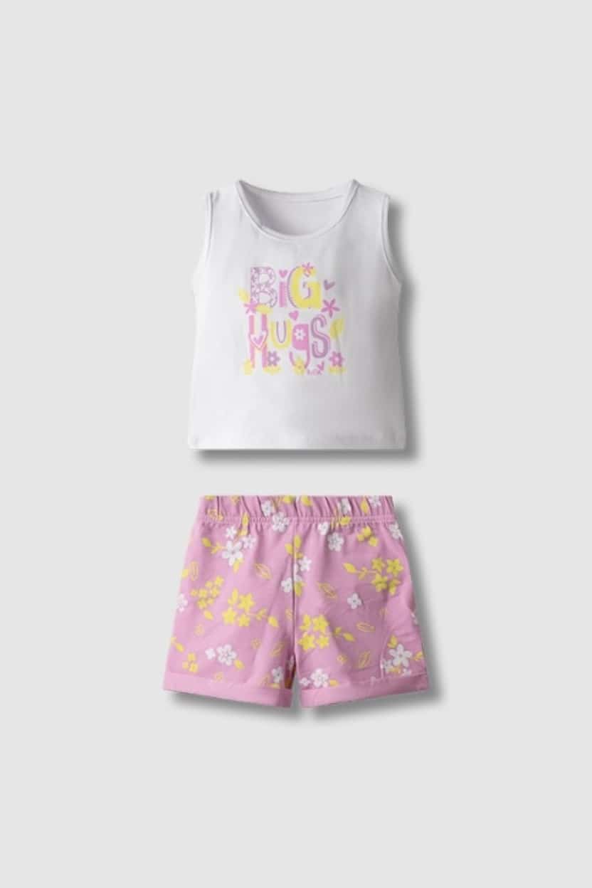 71126-WHT.jpg Shorts set - Image 1
