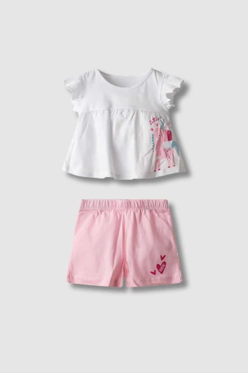 72126-WHT.jpg Shorts set - Image 1