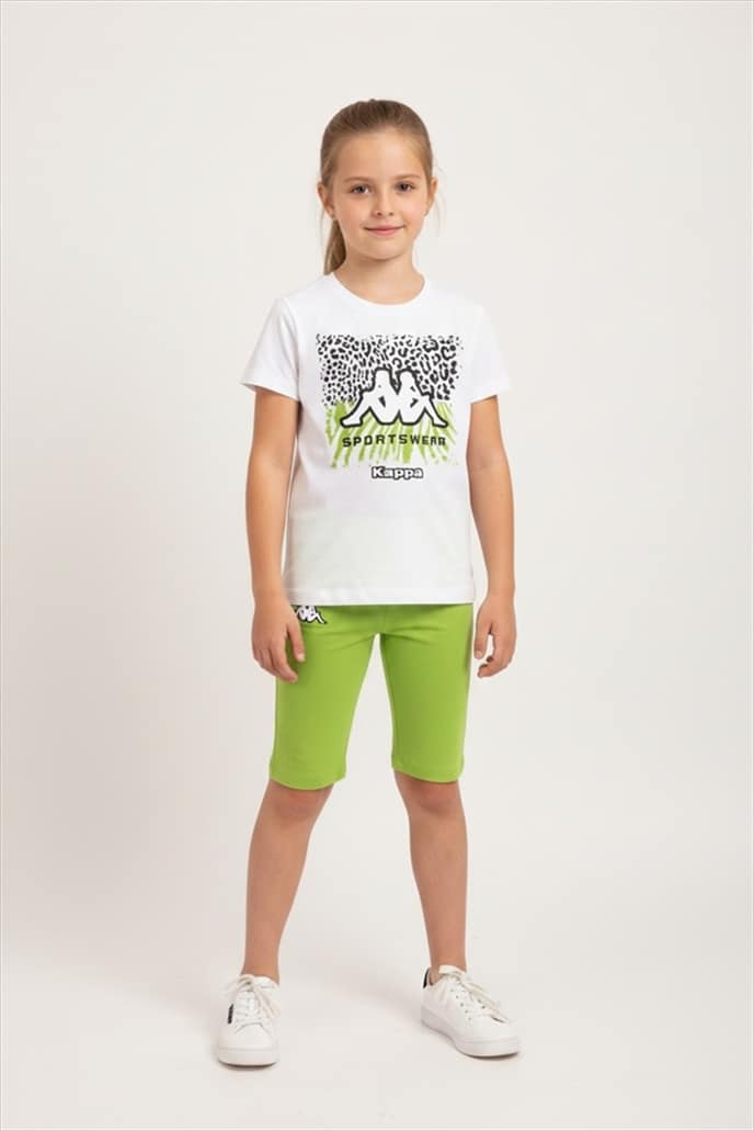 80G6K0046T.322D6GW-WHT.jpg Short leggings set - Image 1