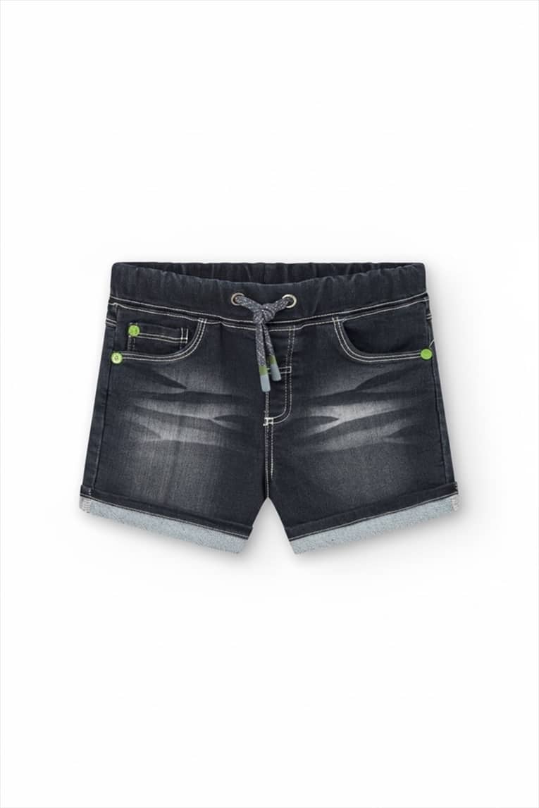 24-308078-BLK.jpg Short jeans - Image 1