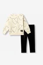 Velvet leggings set