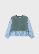 Long sleeve t-shirt with vest - Image 2