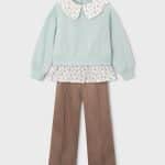 Suede leggings set