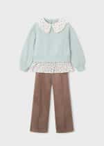 Suede leggings set