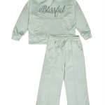 Velvet pants set