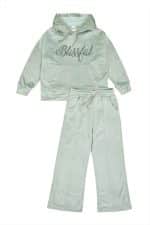 Velvet pants set