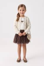 3 pieces skirt set with bag