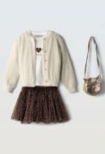 3 pieces skirt set with bag - Image 2