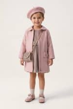 Dress set with bag and hat