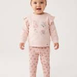 Leggings set with ribbon