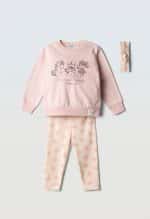 Leggings set with ribbon