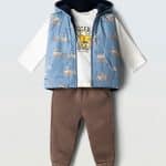 3 pieces vest set