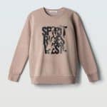Non-fleece sweatshirt