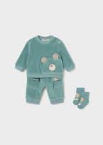 Velvet tracksuit with socks - Image 2