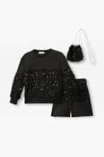 Shorts set with bag