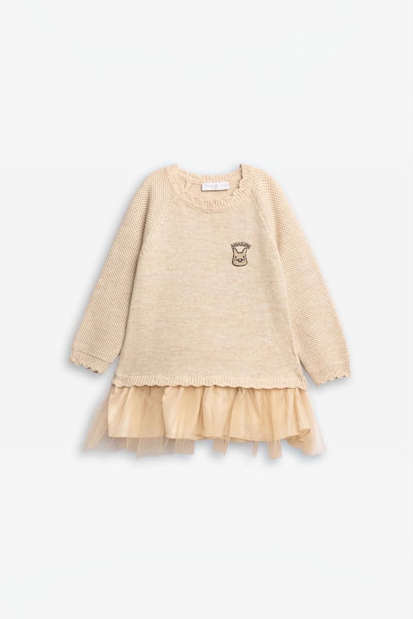 227-710103-BEI.jpg Dress - Image 1