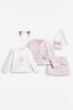 5 pieces skirt set