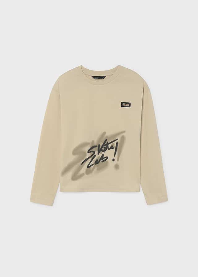 26-7044-BEI.jpg Long sleeve t-shirt - Image 1