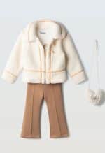 3 pieces pants set with bag