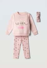 Leggings set with hair ribbon