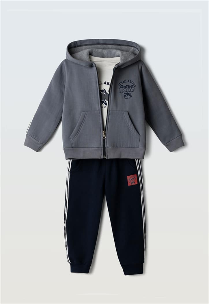 267828-GRY.jpg 3 pieces tracksuit - Image 1