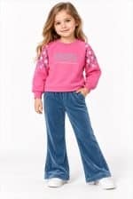 Velvet pants set