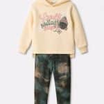 Velvet leggings set