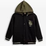Varsity jacket with wool lining