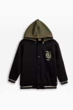 Varsity jacket with wool lining