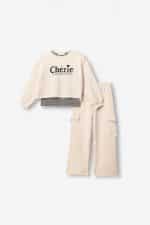 3 pieces pants set