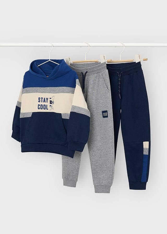 26-4809-BLU.jpg Hoodie with 2 sweatpans - Image 1