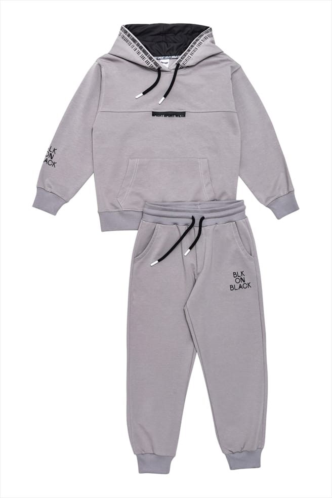 262-3012-GRY.jpg Non-fleece tracksuit - Image 1