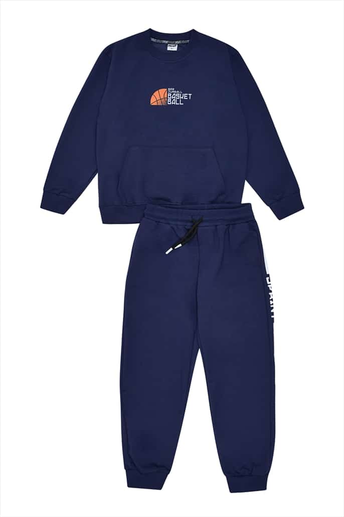 262-3022-BLU.jpg Non-fleece tracksuit - Image 1